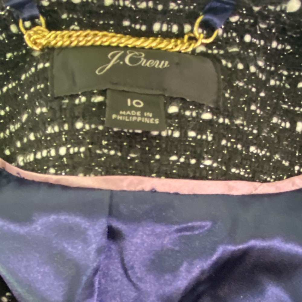 J. Crew Black Blazer with Structured Shoulders - Picture 5 of 7